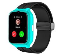 Lamshaw Correas de Respirable Silicona Compatible con SPC SMARTEE 4G KIDS reloj Correas,Correa Deportivas Suave de Repuesto para Mujeres y Hombres (Negro)
