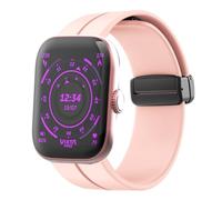Lamshaw Correas de Respirable Silicona Compatible con Vieta Pro Smartwatch Beat 7S 1,61 Pulgadas Correas,Correa Deportivas Suave de Repuesto para Mujeres y Hombres (Rosa)