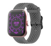 Lamshaw Correas de Respirable Silicona Compatible con Vieta Pro Smartwatch Beat 7S 1,61 Pulgadas Correas, Correa Deportivas Suave de Repuesto para Mujeres y Hombres (Gris)