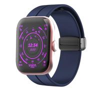 Lamshaw Correas de Respirable Silicona Compatible con Vieta Pro Smartwatch Beat 7S 1,61 Pulgadas Correas,Correa Deportivas Suave de Repuesto para Mujeres y Hombres (Azul)