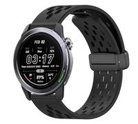 Lamshaw Correas de Silicona Compatible con Mibro GS Explorer S/Pro 2 / Active 2 Watch Correas,Correa Deportivas Magnético Silicona,Respirable,Suave de Repuesto para Mujeres y Hombres (Negro)