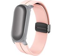 Lamshaw Correas de Silicona Compatible con NotePin AI Voice Recorder Correas,Correa Deportivas Magnético Silicona, Suave de Repuesto para Mujeres y Hombres (Rosa)