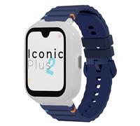 Lamshaw Correas de Silicona Compatible con SaveFamily Iconic Plus 2/Senior/SaveWatch Plus 4G 20mm Correas, Correa Respirable,Deportivas Suave de Repuesto para Mujeres y Hombres (Azul)