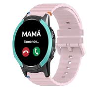 Lamshaw Correas de Silicona Compatible con SaveFamily Slim 4G/SaveFamily Enjoy 18mm Correas, Correa Respirable,Deportivas Suave de Repuesto para Mujeres y Hombres (Rosa)