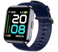 Lamshaw Correas de Silicona Compatible con Tensky Smartwatch ID208 Plus-1.8" Correas, Correa Deportivas Suave de Repuesto para Mujeres y Hombres (Azul)