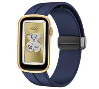 Lamshaw Correas de Silicona Compatible con Tous Watches t-Band Reloj 16mm Correas,Correa Deportivas Magnético Silicona,Respirable,Suave de Repuesto para Mujeres y Hombres (Azul)