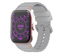 Lamshaw Correas de Silicona Compatible con Vieta Pro Smartwatch Beat 7S 1,61 Pulgadas Correas, Correa Respirable,Deportivas Suave de Repuesto para Mujeres y Hombres (Gris)