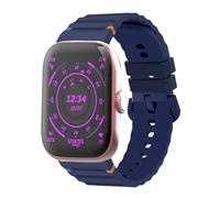 Lamshaw Correas de Silicona Compatible con Vieta Pro Smartwatch Beat 7S 1,61 Pulgadas Correas, Correa Respirable,Deportivas Suave de Repuesto para Mujeres y Hombres (Azul)