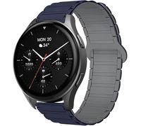 Lamshaw Correas de Silicona para Hama Smartwatch, Compatible con Hama 8900 Smartwatch 1,32"/8900 1,43" (Azul, 18mm)