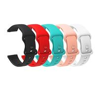 Lamshaw Correas de Silicona RUXINGX AK98 Reloj Inteligente Mujer 1,19 pulgadas Correas,Correa Deportivas Suave de Repuesto para Mujeres y Hombres (5Piezas Señora)