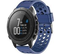 Lamshaw Correas Deportivas de Silicona Suave,Ajustable y Transpirable para Wahoo ELEMNT Rival Smart Watch (Azul)