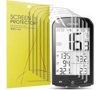 Lamshaw Pack de 6 Protectores de pantalla HD compatibles con CYCPLUS Ciclocomputador GPS M1 - Película TPU flexible y transparente para CYCPLUS M1 (6Piezas)