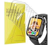 Lamshaw Película Protectora TPU Para SWGOTA 4G Reloj Inteligente Niño/SWGOTA T40 Anti-Arañazos,Sin Burbujas (6 Piezas)