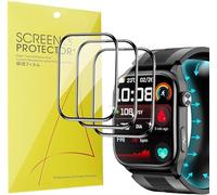 Lamshaw Protector de pantalla compatible con para iSo Tech S101 Reloj Inteligente 2,06 Pulgadas HD, transparente, flexible, protector de pantalla de TPU (3Piezas)
