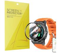 Lamshaw Protector de pantalla compatible con para uaue KSIX Explorer 2 Smartwatch 1,43 Pulgadas HD, transparente, flexible, protector de pantalla de TPU (3Piezas)