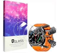 Lamshaw - Protector de pantalla de 3 piezas compatible con FANCHENGZI GT98 1.53'' pulgadas Smart Watch Vidrio Templado,Protector de pantalla de vidrio templado para FANCHENGZI GT98 (3Packs)