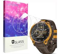 Lamshaw - Protector de pantalla de 3 piezas compatible con Garmin Instinct Crossover Smart Watch de cristal templado para Garmin Instinct Crossover (3 paquetes)