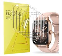 Lamshaw - Protector de pantalla de 6 piezas compatible con ICE Fit RT 3.0 40mm Smart Watch- sin burbujas de alta definición, transparente suave TPU película protectora (6 paquetes)
