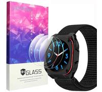 Lamshaw Protector de Pantalla para KSIX Smartwatch Zenthium Go 1,32 Pulgadas[ 3 Pack ] - Cristal Templado 9H - Compatible con KSIX Smartwatch (3Piezas)