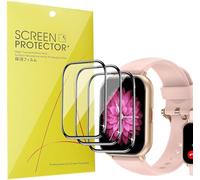 Lamshaw Protector de Pantalla para Reloj Inteligente RUIMEN H1 1.85Pulgadas- Cobertura Total 3D, Ultra Transparente, Alta Definición, Antiarañazos (Bfilm-3Piezas)