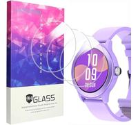 Lamshaw Protector de Pantalla para SPC Smartee Duo Vivo Smartwatch 1.27"[ 3 Pack ] - Cristal Templado 9H - Compatible con SPC Smartee Duo Vivo Smartwatch (3Piezas)