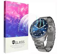 Lamshaw Protector de Pantalla para WITHINGS ScanWatch Nova Reloj Inteligente[ 3 Pack ] - Cristal Templado 9H - Compatible con WITHINGS ScanWatch Nova 39 mm/43 mm Smartwatch (6Piezas, 39mm)