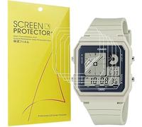 Lamshaw Protector de Pantalla TPU Flexible [6 Unidades] para Casio Watch LF-20W-8AEF, LF-20W-1AEF- Cobertura Total, Resistente a Arañazos, Anti-Burbujas y HD Transparente (6Piezas)