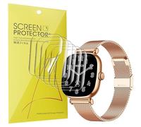 Lamshaw Protector de Pantalla TPU Flexible [6 Unidades] para KSIX Iria Go Smartwatch 1.70"- Cobertura Total, Resistente a Arañazos, Anti-Burbujas y HD Transparente (6Piezas)