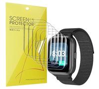 Lamshaw Protector de Pantalla TPU Flexible [6 Unidades] para MP myPhone Smartwatch- Cobertura Total, Resistente a Arañazos, Anti-Burbujas y HD Transparente (6Piezas)