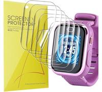 Lamshaw Protector de Pantalla TPU Flexible [6 Unidades] para VTech KidiZoom DX3 Reloj Inteligente - Cobertura Total, Resistente a Arañazos, Anti-Burbujas y HD Transparente (6Piezas)