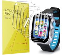 Lamshaw Protector de Pantalla TPU Flexible [6 Unidades] para VTech KidiZoom DX4 Reloj Inteligente- Cobertura Total, Resistente a Arañazos, Anti-Burbujas y HD Transparente (6Piezas)