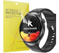 Lamshaw Protectores de Pantalla para Knauermann PRO 4 (2026) Rund Smartwatch 47mm -Compatible con Knauermann Smartwatch-Película TPU Suave Transparente HD-Fácil Instalación Sin Burbujas (6Piezas)