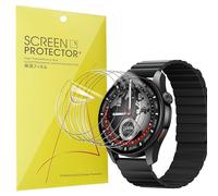 Lamshaw Protectores de Pantalla para KSIX Horizon Smartwatch 1,43 Pulgadas-Compatible con KSIX Smartwatch -Película TPU Suave Transparente HD-Fácil Instalación Sin Burbujas (6Piezas)