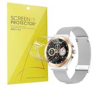Lamshaw Protectores de Pantalla para KSIX LYA Go Smartwatch 1.19"-Compatible con KSIX Reloj Inteligente-Película TPU Suave Transparente HD-Fácil Instalación Sin Burbujas (6Piezas)