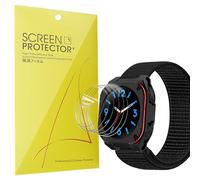 Lamshaw Protectores de Pantalla para KSIX Smartwatch Zenthium Go 1,32 Pulgadas-Compatible con KSIX Smartwatch -Película TPU Suave Transparente HD-Fácil Instalación Sin Burbujas (6Piezas)