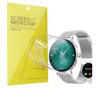 Lamshaw Protectores de Pantalla para taopodo Smartwatch 1.27" -Compatible con DCU taopodo JX523 Smartwatch-Película TPU Suave Transparente HD-Fácil Instalación Sin Burbujas (6Piezas)