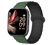 Lamshaw Pulsera Compatible con FITVII Smart Watch Magnética Silicona Deportiva Pulsera Magnética Fuerte Pulsera Compatible con FITVII Nexa, HM57, HM78, HM68, HM21, H56, H86, 22mm, Silicona, No es una