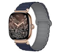 Lamshaw Pulsera compatible con ICE Smart SQ 2.0 1.2'' Pulgadas Smart Watch, Magnética Silicona Deportiva Pulsera Magnética Fuerte Compatible con ICE Smart SQ 2.0, 18mm, Silicona, No es una piedra