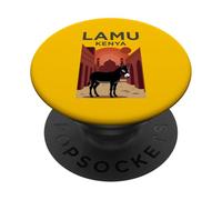 Lamu Kenia Atardecer PopSockets PopGrip Adhesivo