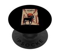 Lamu Kenia Atardecer PopSockets PopGrip Adhesivo