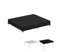 LAMUNI Funda Mesa Jardín 120x90x15cm Funda Protectora Mesa Exterior Cubierta de Mesa Rectangular 420D Tela Oxford Funda Tablero Mesa Exterior Impermeable Funda para Mesa de Jardin, Anti-Viento