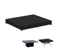LAMUNI Funda Mesa Jardín 150x100x15cm Funda Protectora Mesa Exterior Cubierta de Mesa Rectangular 420D Tela Oxford Funda Tablero Mesa Exterior Impermeable Funda para Mesa de Jardin, Anti-Viento