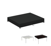 LAMUNI Funda Protectora para Mesa de Jardin, 120x80x15cm Funda para Tablero de Mesa Impermeable Cubierta de Mesa Exterior, Anti-Viento, Anti-UV Funda Mesa Jardin Rectangular Fundas de Mesa Exterior