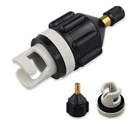 LAMXD Adaptador de bomba de aire inflable SUP para barco, adaptador de válvula multifunción, adaptador de válvula de aire, conector de bombeo para bote de remo inflable, cama inflable, etc