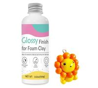 LAMXIN 100ml Barniz Arcilla Polimerica, Resistente a ArañAzos Incoloro Brillante Barniz Arcilla Secado Al Aire, Impermeables Barniz Arcilla Adecuado Para Arcilla Polimerica