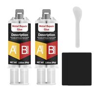 LAMXIN 160g Pegamento Metal, Resistente al Agua y al Calor Pegamento Para Metal, Soldadura en Frio Apto Para Soldar Acero Inoxidable, Aleaciones de Aluminio, Cobre, Vidrio y CeráMica