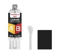 LAMXIN 80g Pegamento Metal, Resistente al Agua y al Calor Pegamento Para Metal, Soldadura en Frio Apto Para Soldar Acero Inoxidable, Aleaciones de Aluminio, Cobre, Vidrio y CeráMica