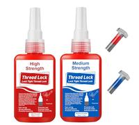 LAMXIN Thread Lock 100 ml, cierre hermético de resistencia media y alta resistencia para rellenar huecos y apretar tuercas, antioxidante y aflojamiento, sellador de bloqueo de rosca hermético de
