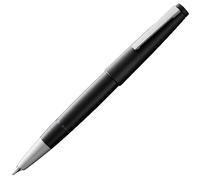 Lamy 2000 black pluma - elegante con cuerpo de policarbonato robusto - plumín de oro de 14 quilates parcialmente platinado - tamaño del plumín B