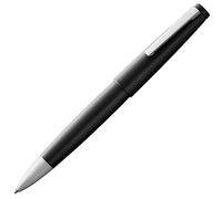 Lamy 2000 black roller - elegante con cuerpo robusto de policarbonato - equilibrado perfectamente y con ancho de trazo M - con recambio roller M 63 en negro